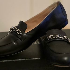 Chanel Mocassin Loafers size 6. Very good condition. Black leather.